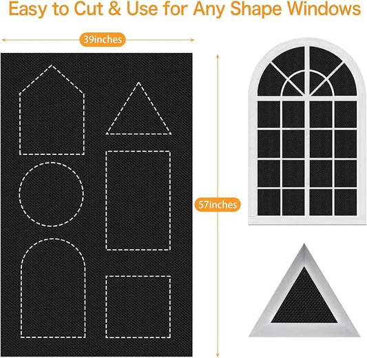 Blackout Window Cover,39 x57 inches Portable Black Out Blinds Stick On Window - Image 2