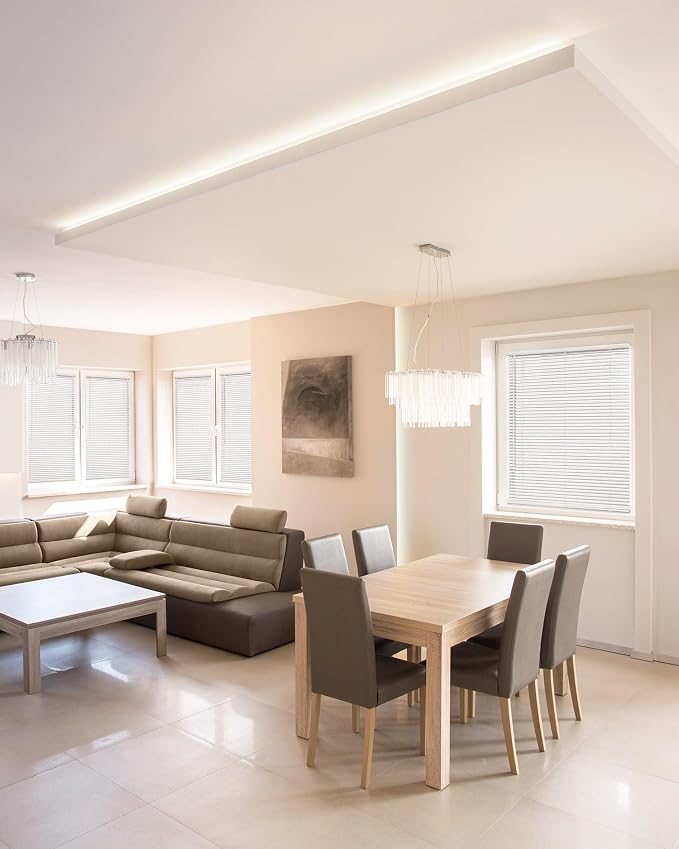 CHICOLOGY Cordless Mini Blinds for Indoor Windows, 54.5" W x 72" H, Light - Image 9