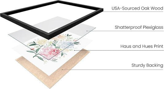 HAUS AND HUES Flower Wall Decor - Image 2