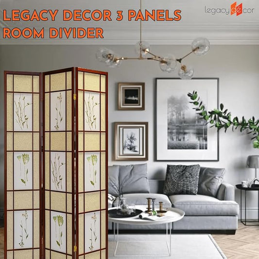 Legacy Decor 4 Panels Room Divider - Image 2