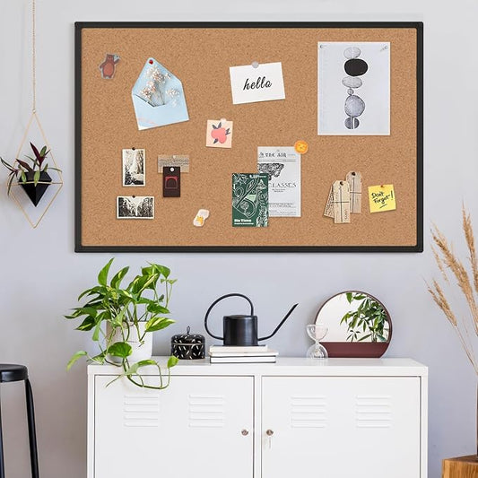 Cork Board Bulletin Board 48" x 36", Office Board - Image 2