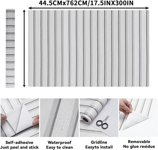 Wood Slat Peel and Stick Wallpaper - Image 2