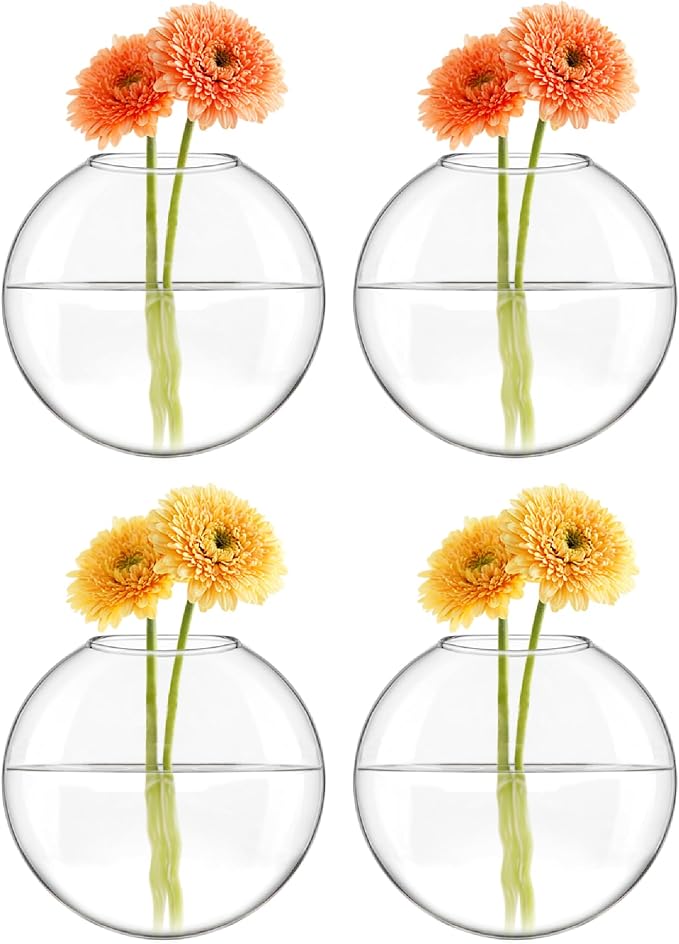 Mkono Wall Hanging Planter Propagation Station Glass Flower Vase - Image 7