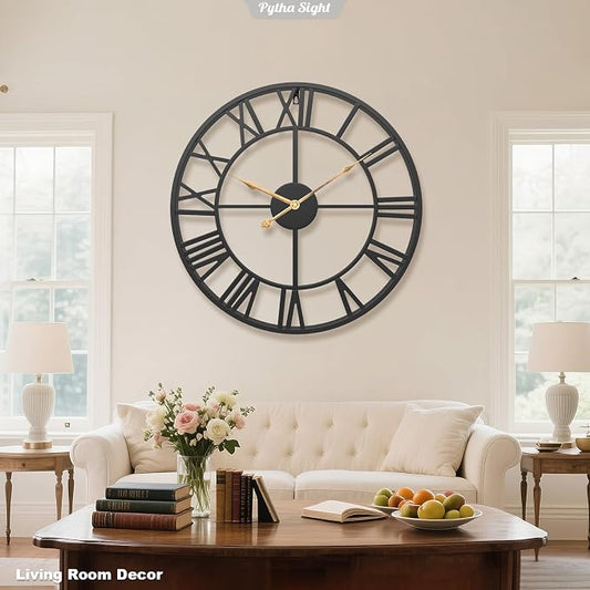 Pytha Sight 29.5 Inch Extra Giant Large Wall Clock, Oversized Modern Decorative - Image 2