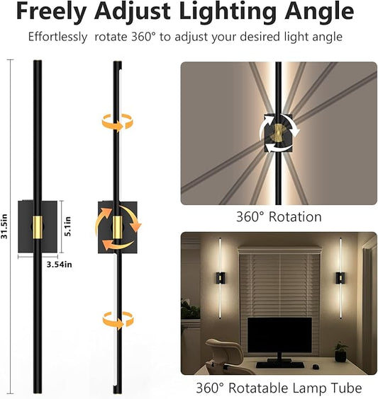 Rechargeable Wall Sconce Set of 2: 10000mAh Battery Operated Wall Sconce - Image 2