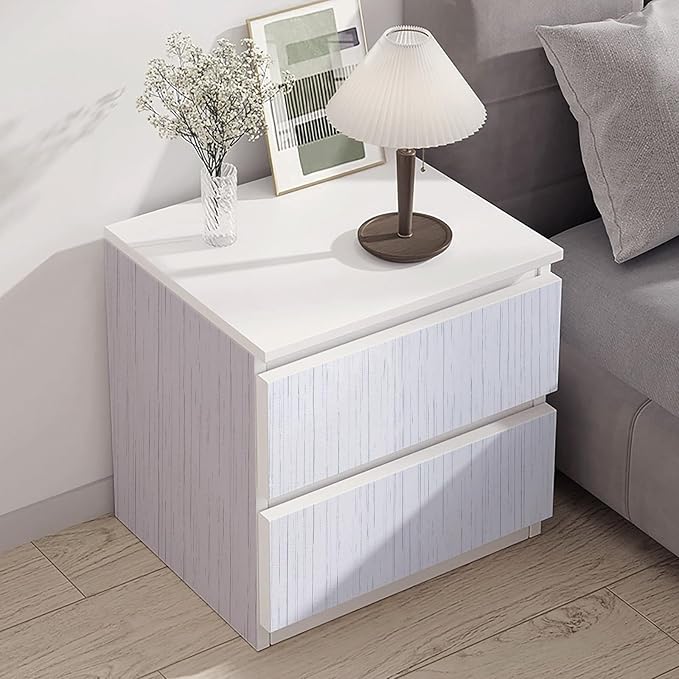 White Grasscloth Peel and Stick Wallpaper Vintage Texture Removable Waterproof - Image 7