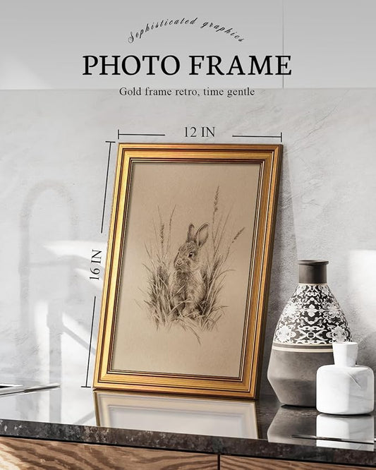 VIYYIEA Vintage Gold Framed Wall Art - Image 2