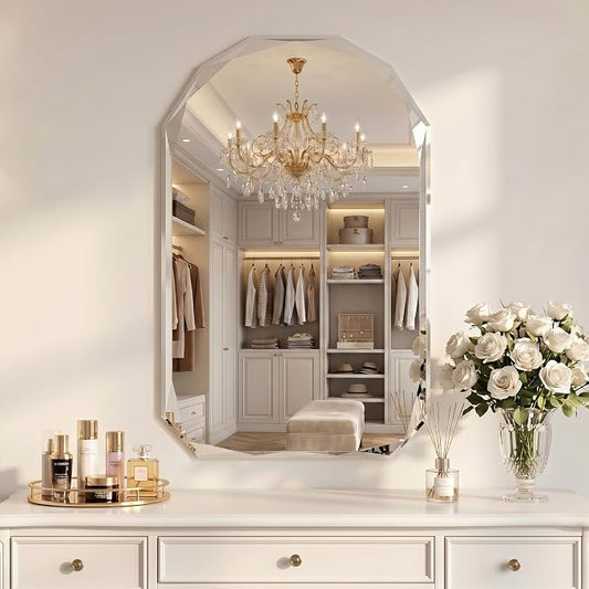 Suidia Bathroom Mirror, Frameless Bathroom Mirror - Image 2