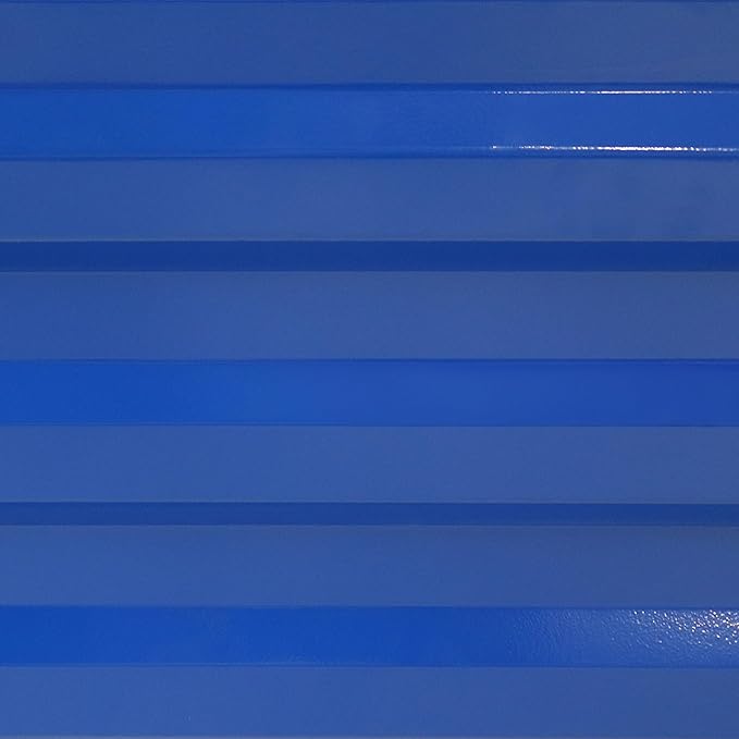 Sunnydaze Galvanized Raised Garden Bed - Metal Raised Bed for Gardening - Outdoor Planter Box for Flowers, Plants, and Vegetables - Blue - 12" L-Shaped