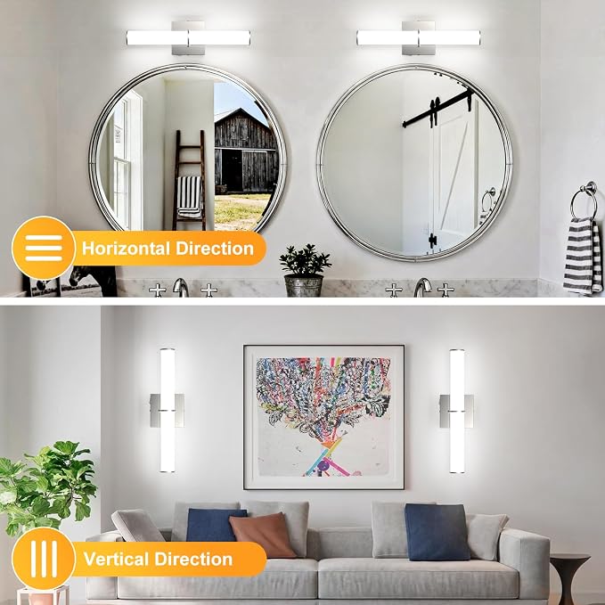 OOWOLF 17.3" Modern Vanity Light Fixture - Image 9