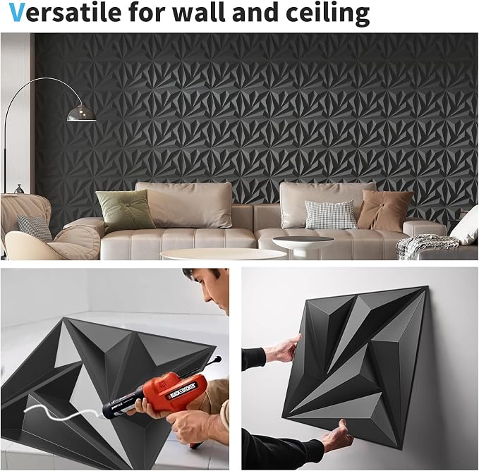 Art3d 20 Pack Decorative 3D Wall Panels 11.8 x 11.8 Inch Covering 19 Sq.ft - Image 8