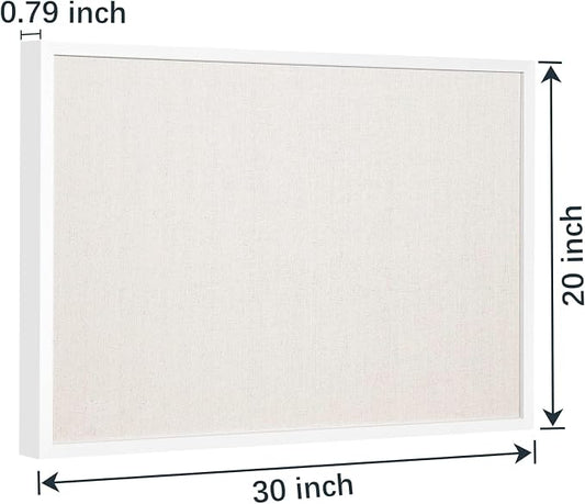 OWLKELA 20'' x 30'' Linen Bulletin Board, Vision Board and Decorative Hanging - Image 2