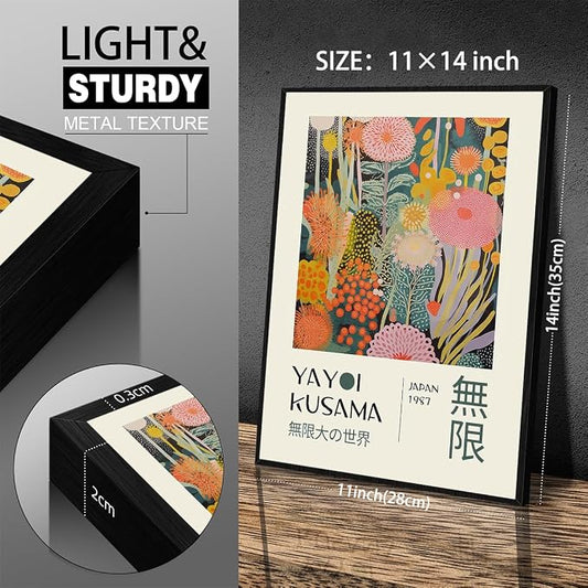 Abstract Yayoi Kusama Posters Japanese Wall Art Vintage Tokyo Aesthetic Prints - Image 2
