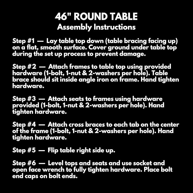 Heavy-Duty Portable Outdoor Picnic Table with Umbrella Hole, Punched Steel Commercial-Grade Patio Furniture Made in America (46" Round Top, Light Blue with Light Blue Frames)