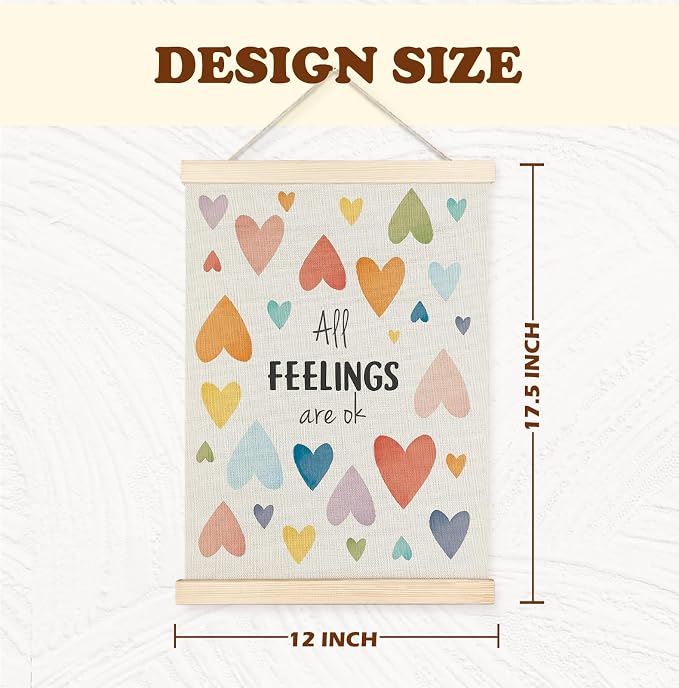 Yomisex All Feelings Are OK Mental Health Wall Art Poster - Image 6