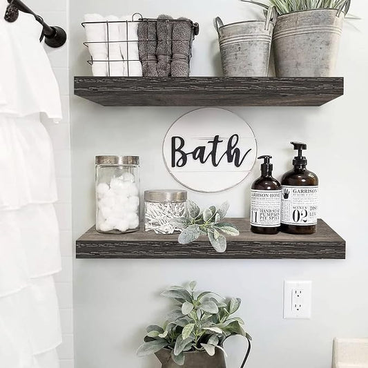 QEEIG Floating Shelves for Wall 23.6" Long - Image 2
