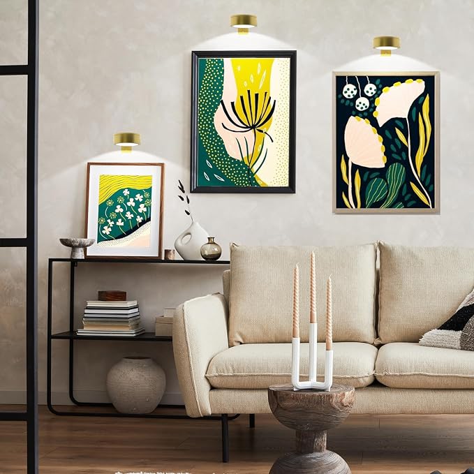 6pcs Wall Picture Light Battery Operated, Painting Light - Image 7