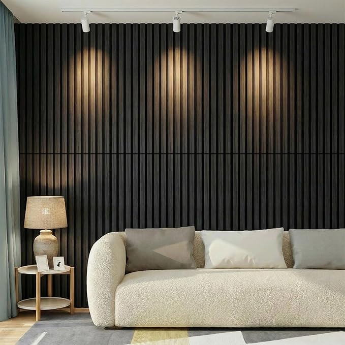 Wood Slat Acoustic Wall Panels-3D Fluted Sound Absorbing Panel - Image 7