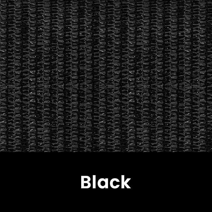 6'W x 8'H Black Patio Shades Roll up Outdoor Roller Shade Crank Wand Blind - Image 9