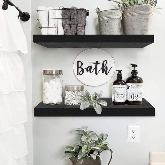 QEEIG Floating Shelves for Wall 23.6" Long - Image 2