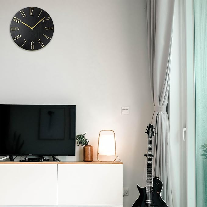 Wall Clock, Silent Clock, Wall Clocks Battery Operated, 12 inch Modern Wall - Image 8