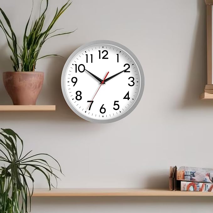 DAXSMY 14 Inch Wall Clock Large Battery Operated Big Silent Non Ticking Analog - Image 9