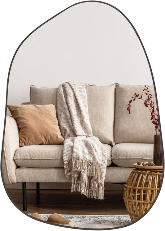 PERFNIQUE Irregular Wall Mirror Asymmetrical Mirror, Decorative Modern Wall - Image 2