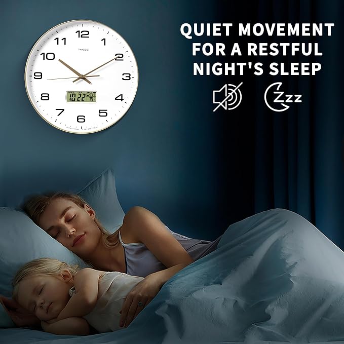 TIMESS Wall Clock, Ideal Modern Home, Office Decor - Image 9