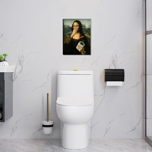 Funny Mona Lisa Canvas Wall Art - Image 2