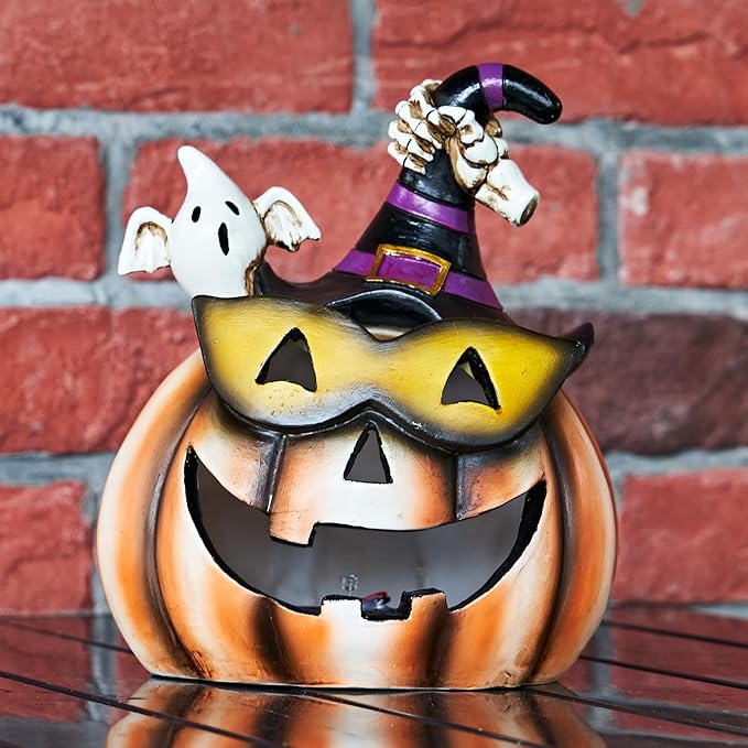 Halloween Decorations - Pumpkin Lights Decor - Outdoor Jack-o'-Lantern Decorative Clearance for Home Indoor Outdoor Halloween Thanksgiving Festival Home Costumes Parties Haunted House Décor…