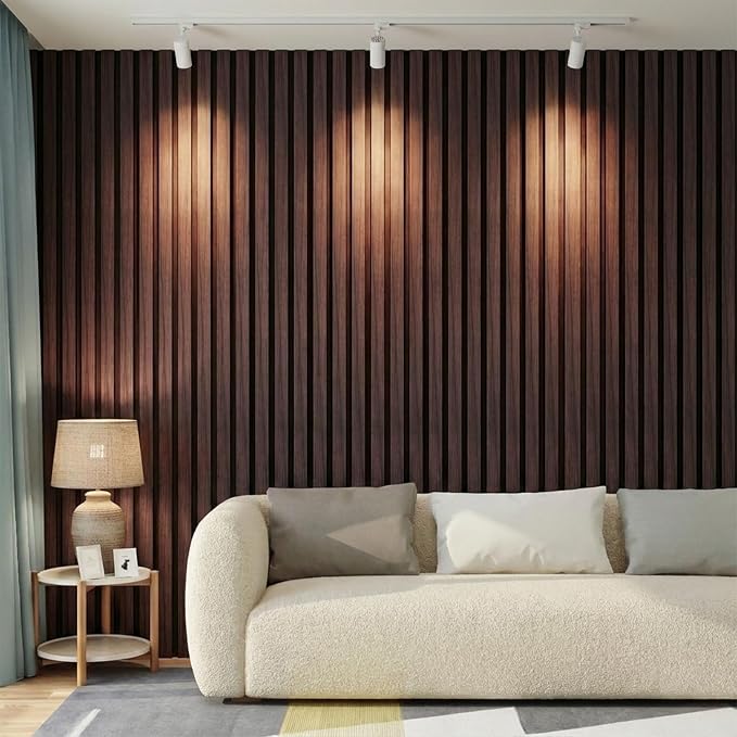Wood Slat Acoustic Wall Panels-3D Fluted Sound Absorbing Panel - Image 8
