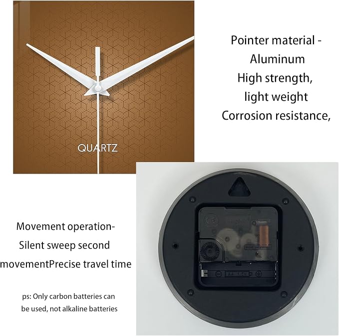 XFM Modern Wall Clock for Living Room Simple Wall Clocks Battery Operated 14 - Image 7
