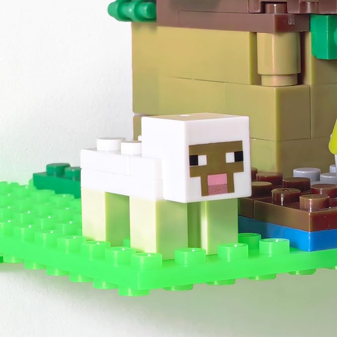 6 Wall Display Shelf for Lego Bricks, 4x5 inch Dual-Sided Floating Shelves - Image 7