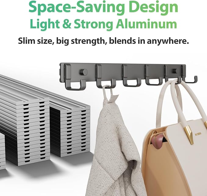 16-Inch Wall Mount Coat Rack - Image 7