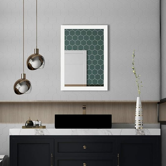 Ruomeng Rectangular Wall Mirror 20" x 28" - Image 2