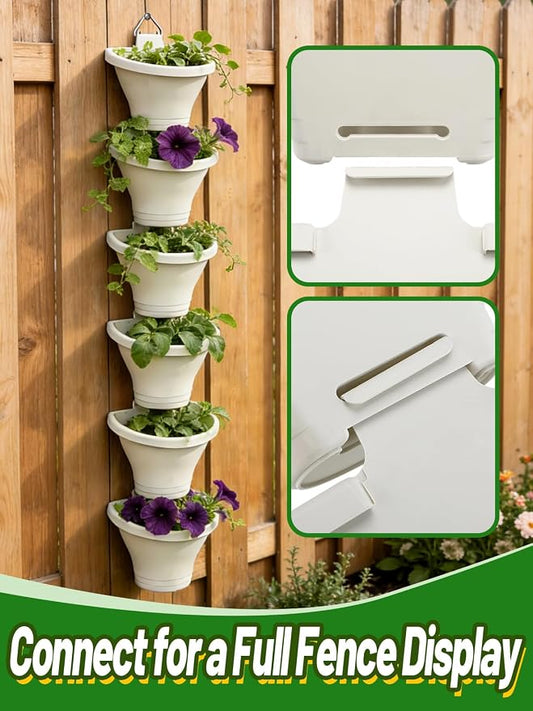 MADHOLLY 6Pcs Vertical Hanging Planters - Image 2