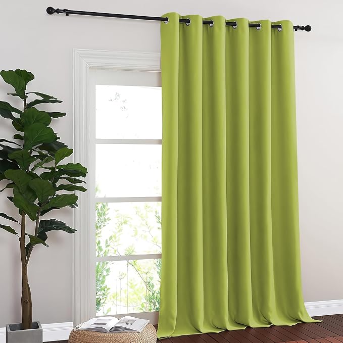 NICETOWN Blackout Sliding Glass Door Curtains, Room Darkening Thermal Insulated - Image 8