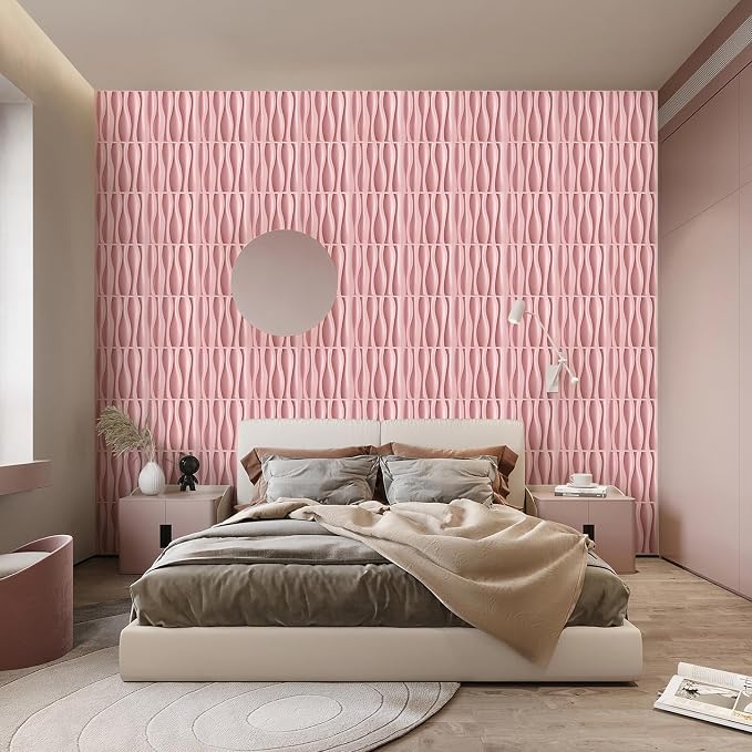 Heikki 30 Pack 3D Wall Panel for Interior Wall Décor, PVC Flower Textured Wall - Image 7