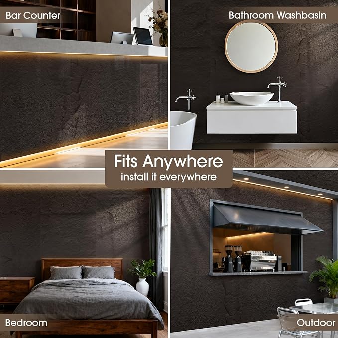 3D Faux Stone Wall Panels, 46.49 sq.ft Coverage, Lightweight & Waterproof - Image 8