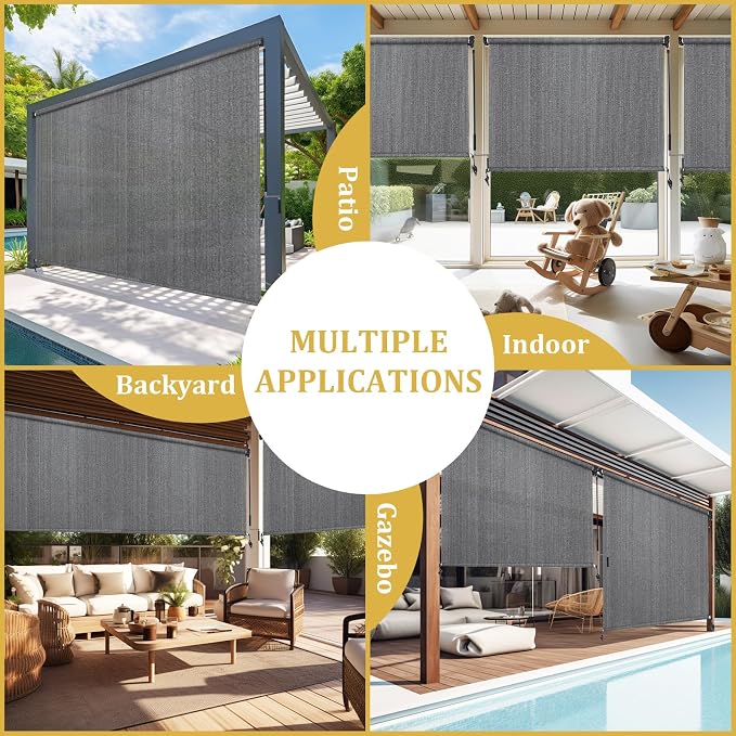 Shade&Beyond Outdoor Roller Shades - Image 8