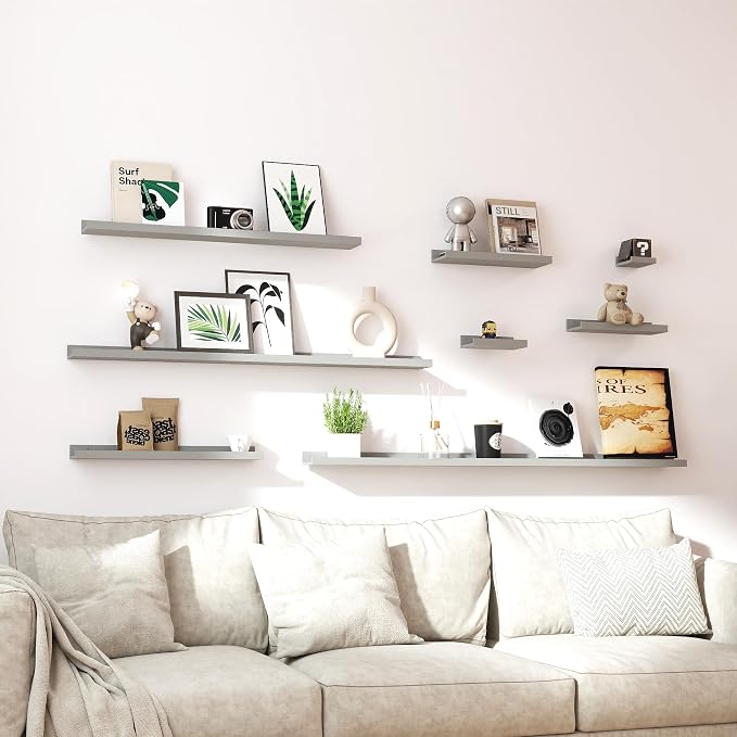 Floating Shelves for Wall Decor, Long Wall Mounted Storage Shelf for Bedroom - Image 6