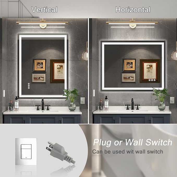 Ratsamee 28" x 36" Led Mirror for Bathroom - Image 7