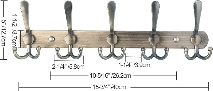 Dseap Coat Rack Wall Mounted - Image 9