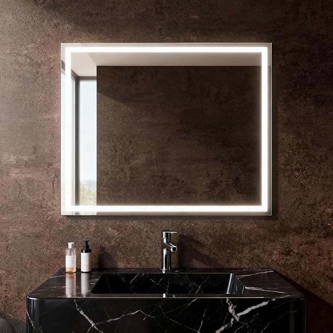 Coffee Brown Peel and Stick Wallpaper Concrete 16''x354'' Caramel Limewash - Image 7