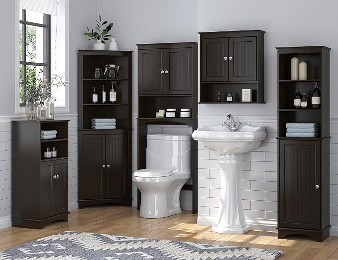 Spirich Bathroom Cabinet Wall Mounted, Wood Hanging Cabinets - Image 7