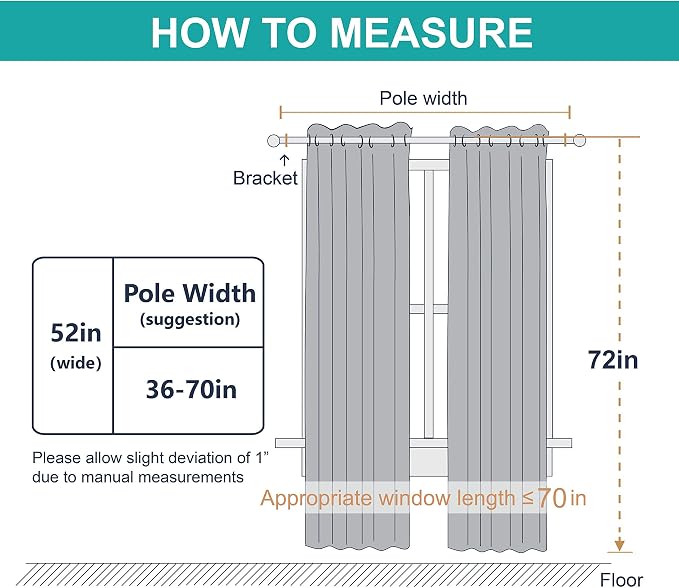 NICETOWN Full Shade Curtain Panels, Pair of Energy Smart & Noise Blocking Out - Image 8