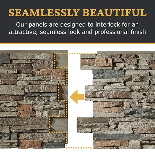 AZ Faux High-Density Polyurethane Faux Stone Wall Covering Panels - Image 6