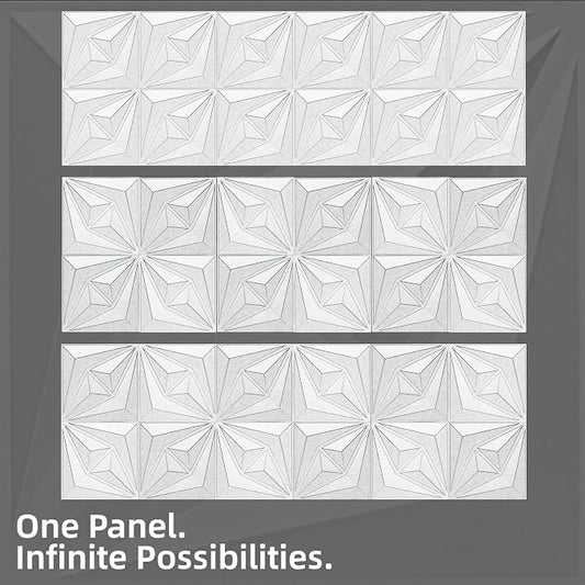 AMZDEPOT 50 Pack 3D Wall Panels - Image 2