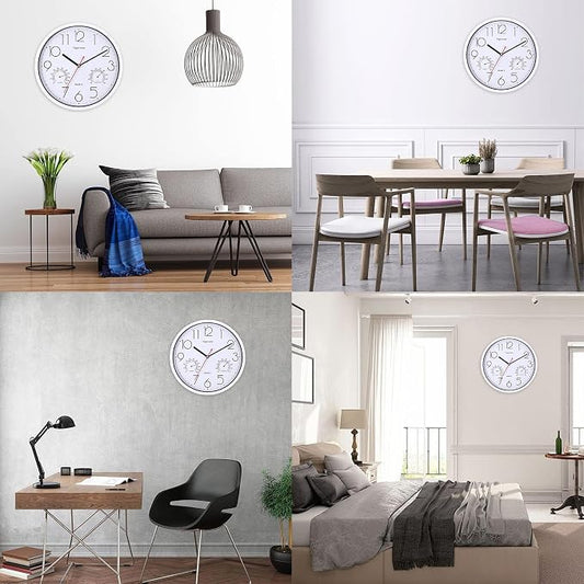 Wall Clock, Sweep Silent Movement Accurate Clocks - Image 2