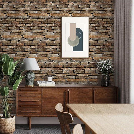 COMSTICKC 3D Faux Stone Wall Panel Peel and Stick Wall Sticker, Ultra-Light - Image 2